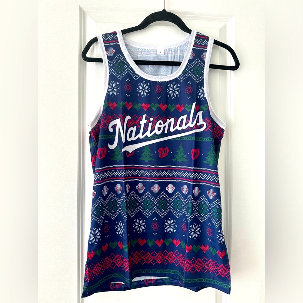 Washington Nationals Christmas in July Tank Top